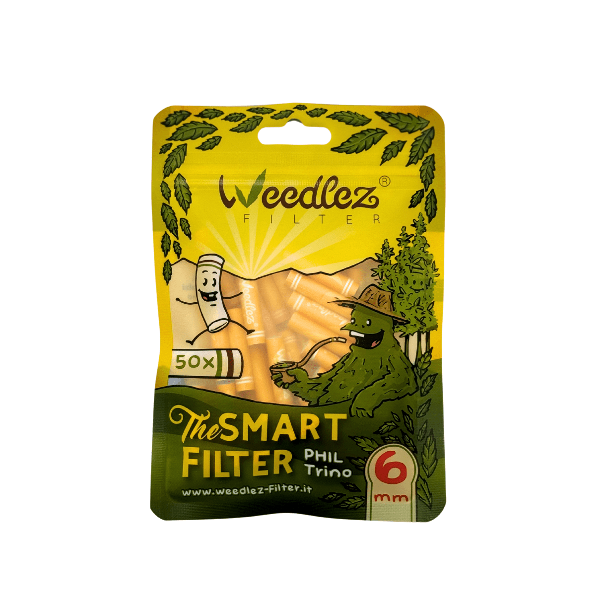 Smart FILTER 50PZ 6MM *YELLOW* - Weedlez®FILTER