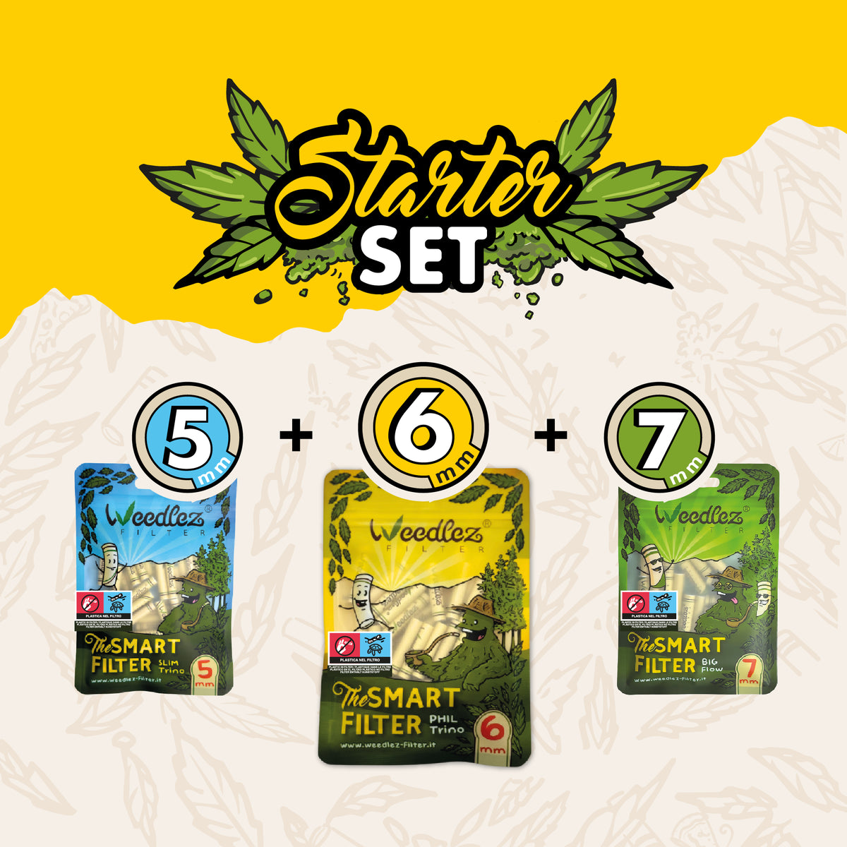 Starter Set - Try all three sizes